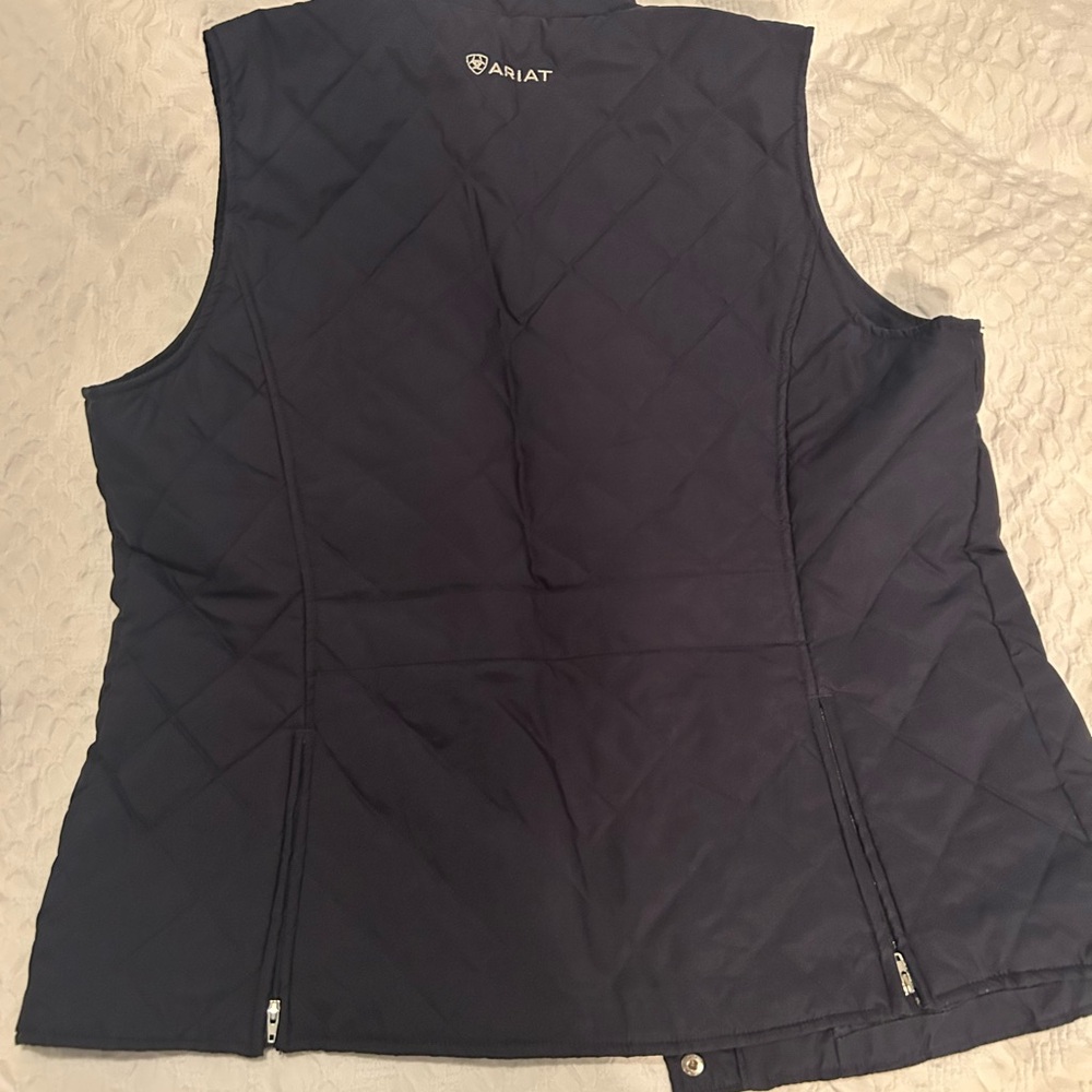 Ariat Women's Dark Blue Quilted Vest